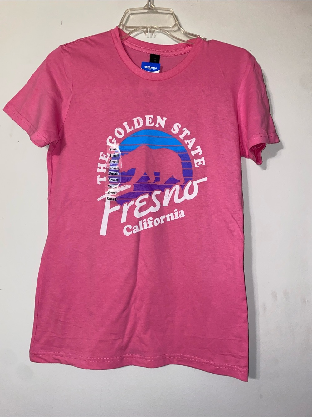 Women's Pink Fresno California Graphic Tee - Unbranded